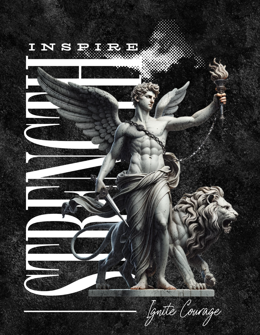 Invictus Acid Wash T-Shirt – Black