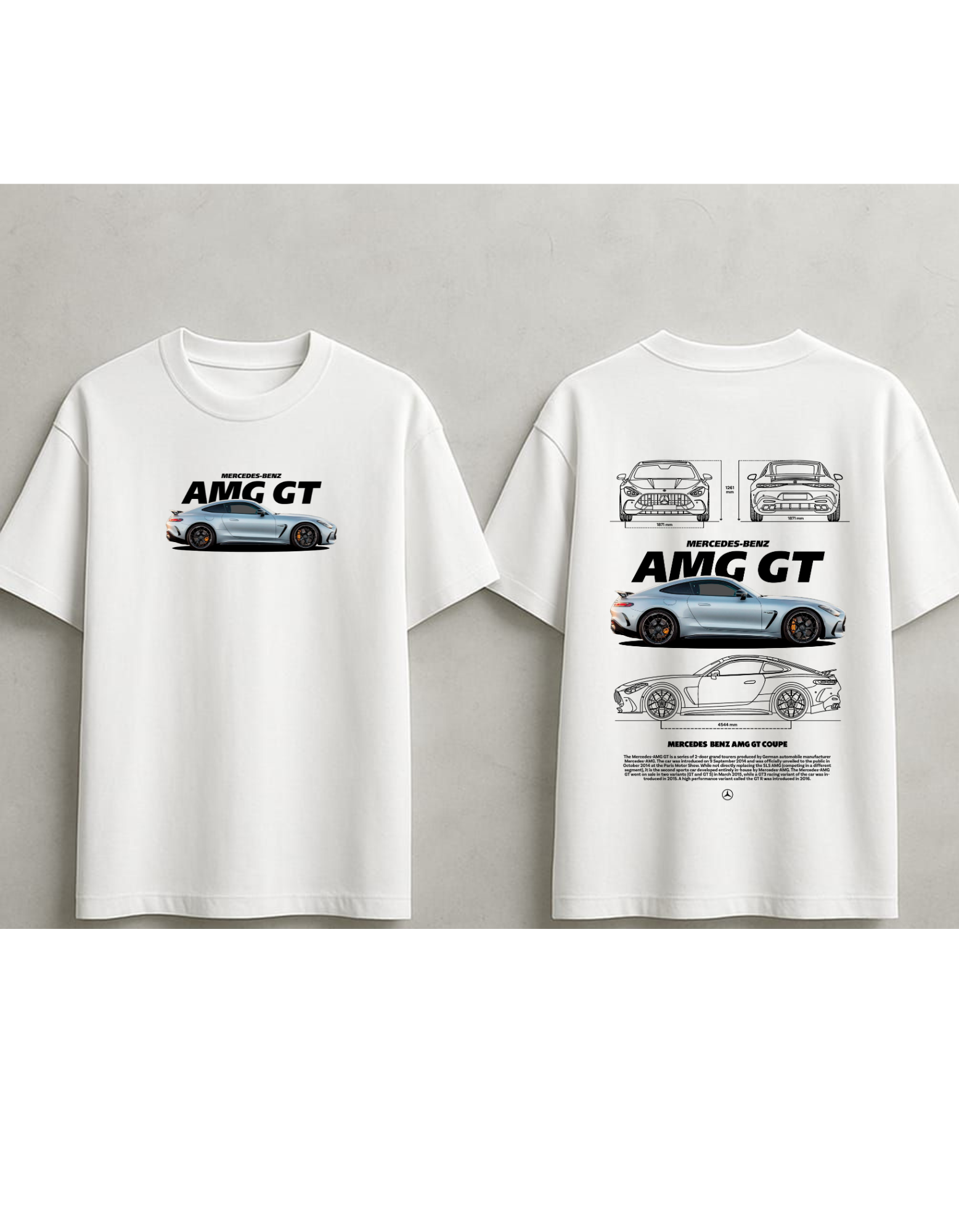AMG GT Oversized T-Shirt – White