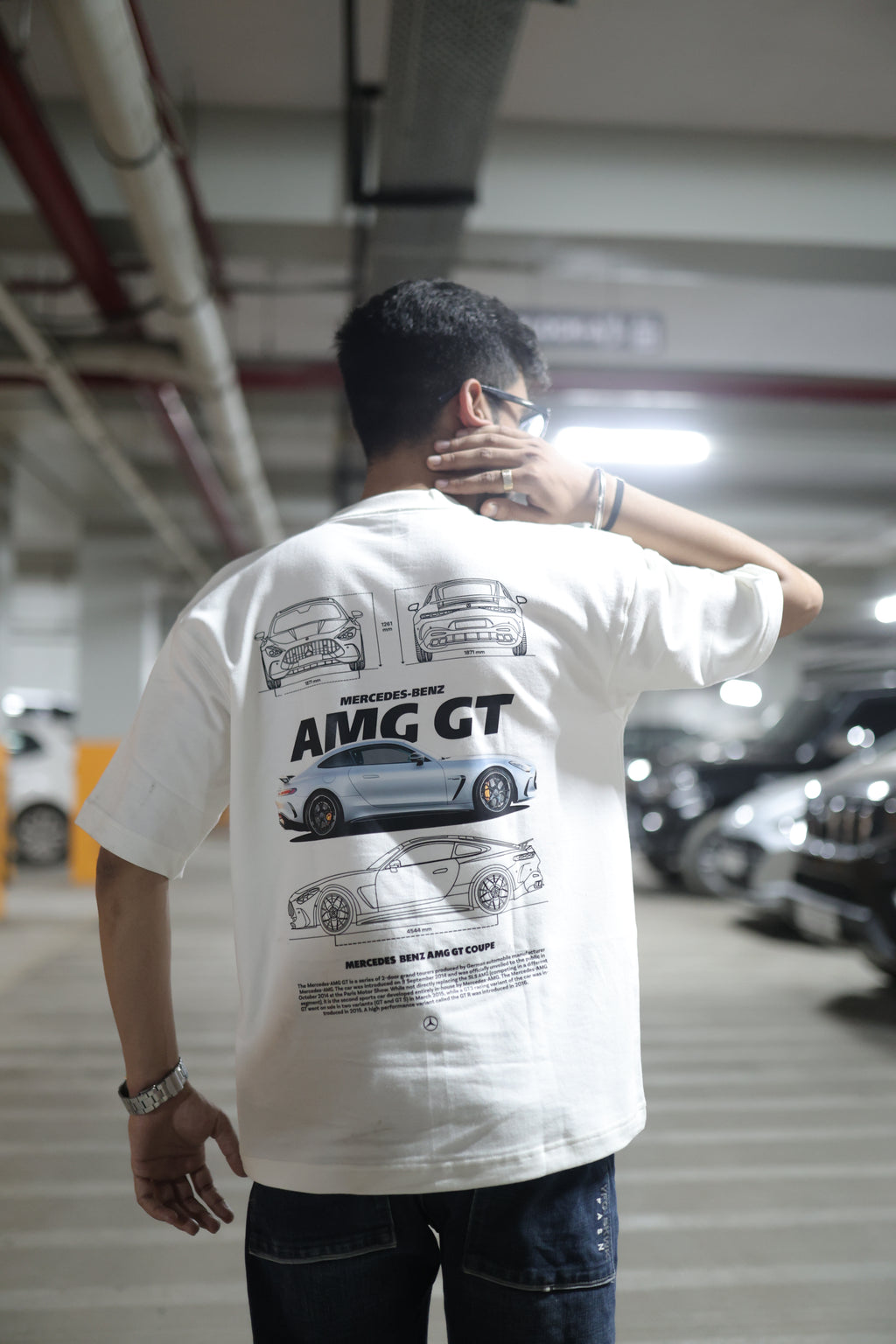 AMG GT Oversized T-Shirt – White